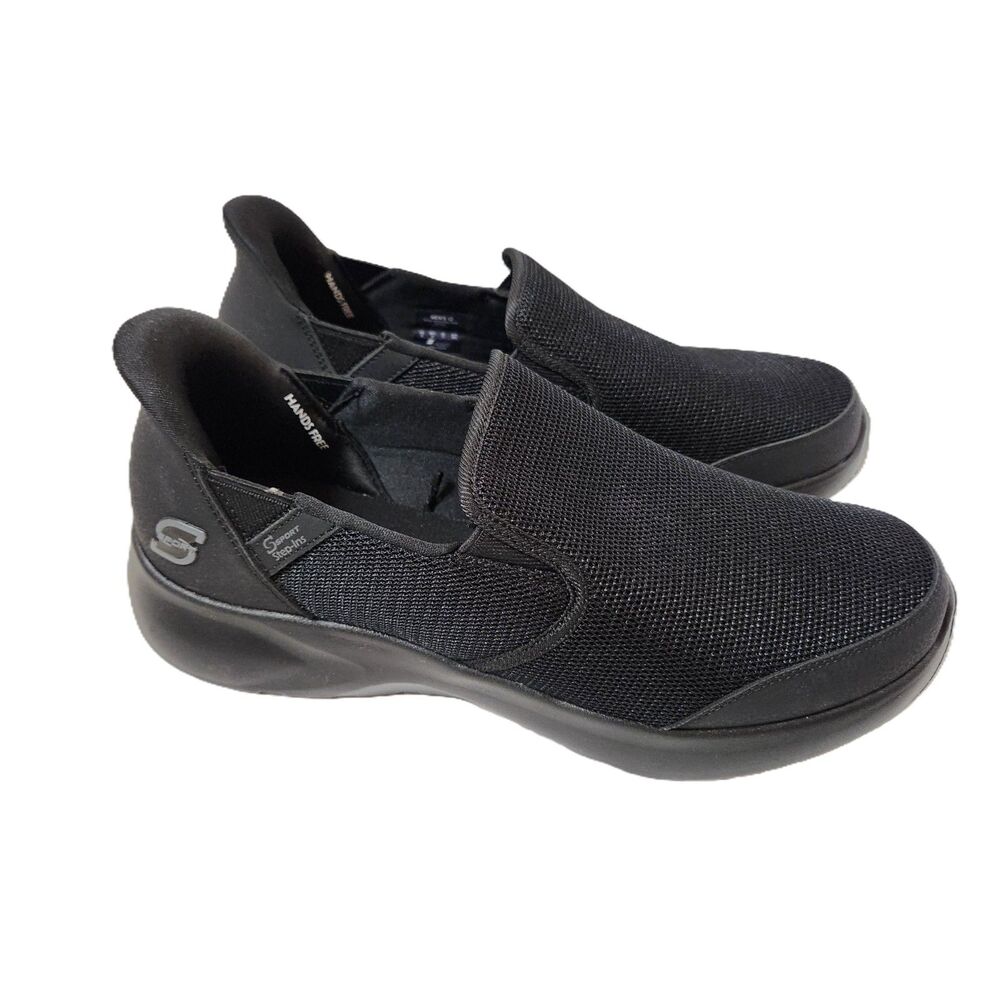 S Sport by Skechers Men’s Size 12 Step-In Shoes – Black, Memory Foam, Slip-On
